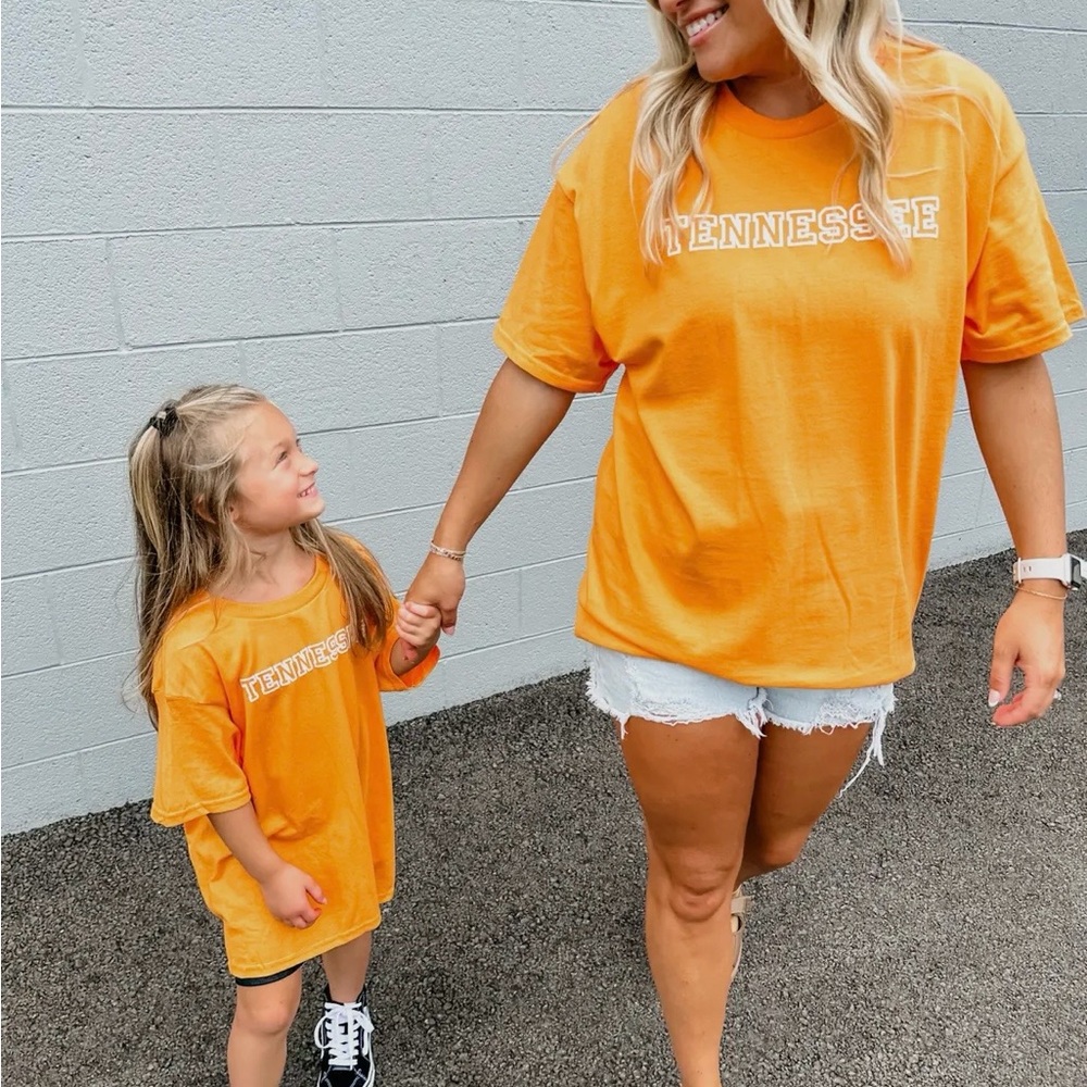 Women's Orange Graphic Tee